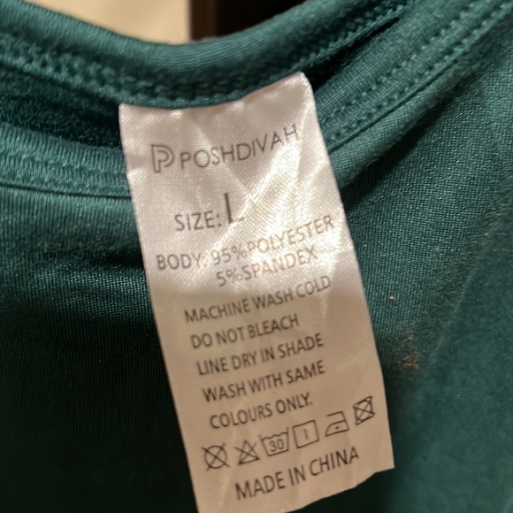 Green tank dress - Picture 2 of 2